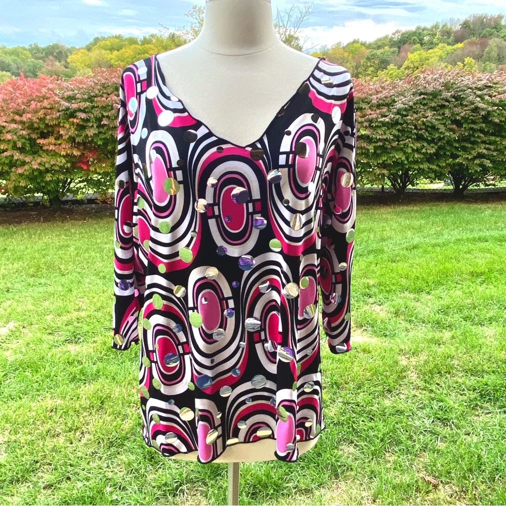 Only Nine Woman Stretch Top PLUS SIZE